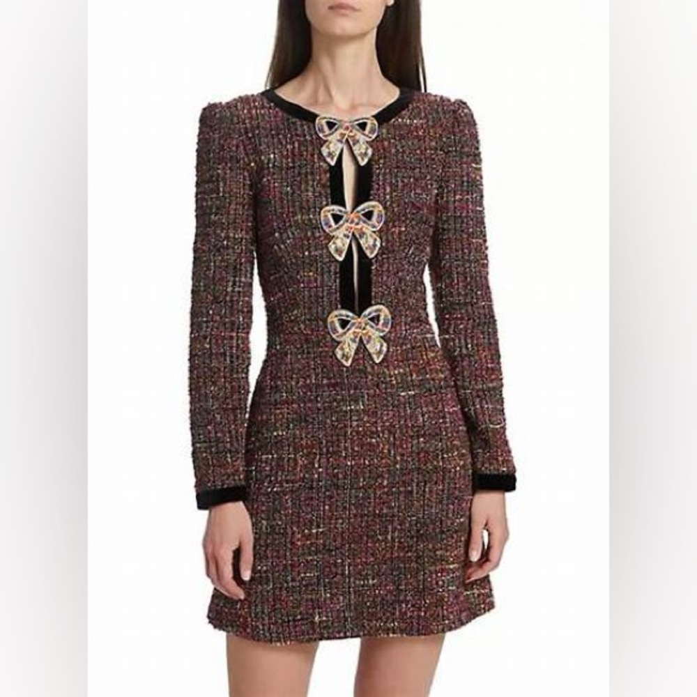 NWT SALONI Camille Bows Dress